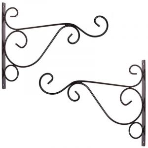 Pcs Suspension Crochet en Fer Forgé Support Plante Mural avec Vis Accroche Plante Mural Suspension Crochet Plante 3121cm Rétro pour Jardin Balcon