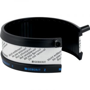 Collier de serrage électrosoudable PEHD 63 pour points fixes, 2 pièces, noir (eaux usées en PEHD)