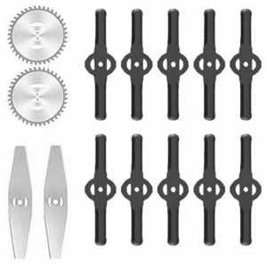 D&eacute;stockage Accessoires Tondeuses &agrave; Gazon : Lames D&eacute;sherbeur &Eacute;lectrique, Scie et Manche T&eacute;lescopique L&eacute;ger