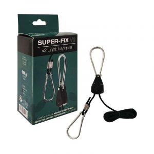Fixations Super lampes et filtre a charbon - Fix 2 x 34 kg - Superplant