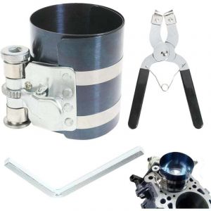 Pinces &agrave; Anneau de Piston de Voiture, 3 Pouces Compresseur de Segment de Piston 53-175MM Pince de Retrait de Segment de Piston d'Automobile Outils