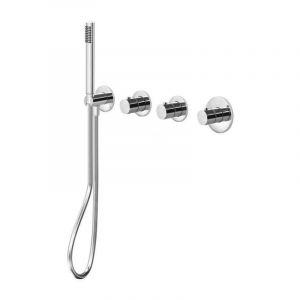 Paffoni - Modular Box - Mitigeur thermostatique encastré, pour 2 sorties, chrome MDE000CR