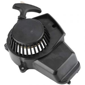 Tirez le d&eacute;marreur 47-49cc 2 temps pour allumeur universel de quad de salet&eacute; de moto(Noir) lanceur pocket bike