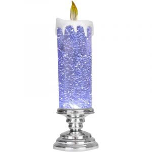 Ersandy - Bougies sans Flamme Scintillantes Bougies led de Noël - Bougies de Noël à Changement de Couleur Rechargeables par usb, Bougie à Eau led