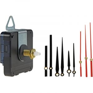 M&eacute;canisme d'horloge radio DCF CHILITEC, avec 3 ensembles d'aiguilles, tige longue de 25 mm