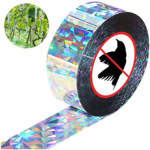 Ruban Repulsif pour Oiseaux, Anti Pigeon Effaroucheur d'oiseaux,R&eacute;pulsif Oiseaux,Bande &Eacute;pouvantail,Ruban R&eacute;fl&eacute;chissant pour Oiseaux,pour Effrayer Les