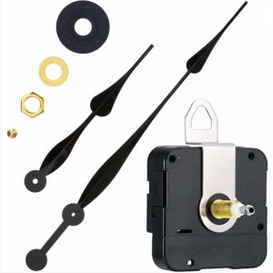 Fitags - Mouvement d'horloge &agrave; quartz M&eacute;canisme d'horloge de remplacement avec aiguilles longues de 30,5 cm pour horloges de bricolage