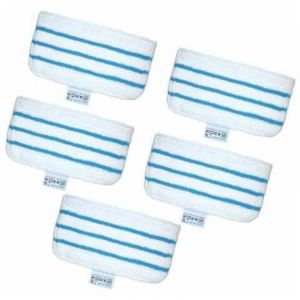Mop Pads De Remplacement Pour Black + Decker Steam Mop Fsm1610 / Fsm1630 Lavable Mopping Pad Accessoires, 5 Pcs - 5 Pcs