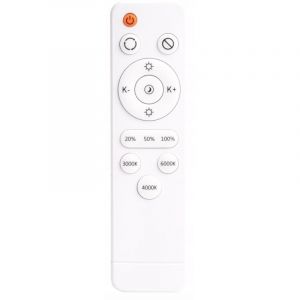 Plafonnier LED avec t&eacute;l&eacute;commande Leon 24W 39cm