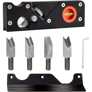 7 Pcs Rabot a Chanfreiner Manuel Suite, Woodworking Edge Corner Raboteuse, Biseau &agrave; 45 Degr&eacute;s Rabot Dangle, pour Travail du Bois, Coupe Rapide du Bois