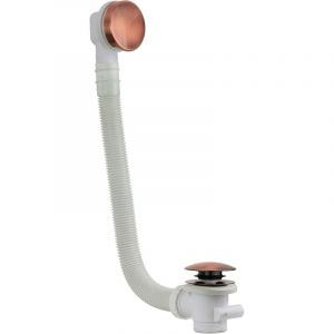 Colonne de drainage universelle en cuivre pour baignoire Vicario 1011/120.03 Cuivre