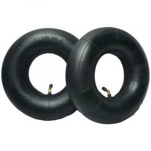 2 pi&egrave;ces pneus tubulaires s&eacute;rie 4.10/3.50-4 pouces pour diable, XU, Chariot, Charrette &agrave; bras, Chariot de jardin, Tondeuse &agrave; gazon, Tube de