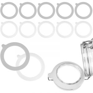 CCYKXA 12 Pi&egrave;ces Joint Bocaux En Silicone, Interchangeables Joint Bocaux, Joints de Bocal en Silicone Universelles Convient aux Bocaux en Verre,