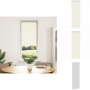 Store enrouleur occultant blanc cass&eacute; 50x130cm largeur du tissu - Store Enrouleur - Stores Enrouleurs - Store De Jour Et De Nuit - Store Occultant