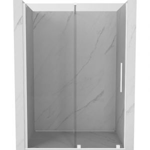 Mexen - Velar porte de douche coulissante 150 cm, transparent, blanc - 871-150-000-01-20
