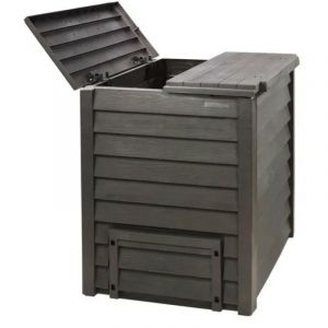 Garantia - Composteur d'extérieur gris en Polypropylène 600L