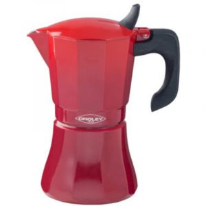 Oroley - Cafetière à induction rouge Petra 12 tasses