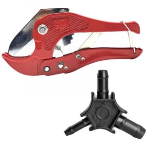 Coupe Tuyau et Ebavureur Multicouche Ensemble D'outils, Pince Coupe Tube pour Coupe-tube en 1-5/8 Pouces 42 MM, Calibreur Ebavureur pour Tuyau de