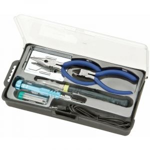 Mallette d'outils avec fer à souder Usb Hrv7602