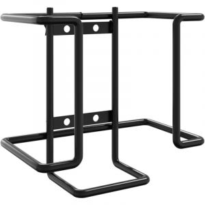 Support à lécher le sel noir acier Vidaxl