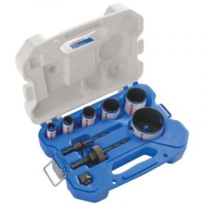 Coffret de trépans hss bimétal M42, 9 pièces Lenox