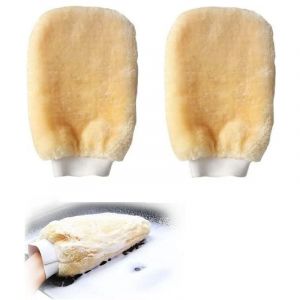 SNQ - Gant de Lavage Voiture, 2pcs Gants de Nettoyage Auto, Gants de Lavage de Voiture Double Face, Gant de Lavage Auto Microfibre, Entretien de la