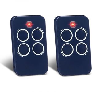 2 pi&egrave;ces de rechange pour t&eacute;l&eacute;commande Genius, 433,92 MHz pour garage 4 canaux compatible avec GENIUS ECHO TX4 433 RC,ECHO TX2 433 RC,TE443H BRAVO