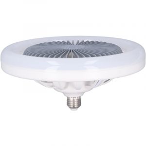 Gistuch - Lampe de ventilateur de plafond petite E27 30W lampe de ventilateur led r&eacute;glable silencieuse pour chambre d'enfant chambre 85265V