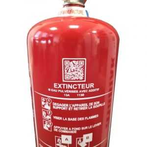 Extincteur 9L Eau sans fluor classe ab nf