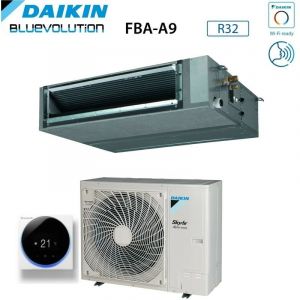 Daikin - climatiseur bluevolution climatiseur gainé tête moyenne 24000 btu fba71a + rzag71nv1 monophasé r-32 wi-fi optionnel avec commande par fil