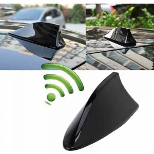 [JAMAIS UTILIS&Eacute;] Antenne Requin Antenne D'aileron de Requin Universelle Antenne de Voiture avec AM FM Radio Signal Base &eacute;tanche (Noir),de