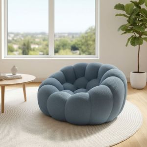 Coco Living Fauteuil Cocoon 1 place - bleu - 120 x 113 x 75 cm