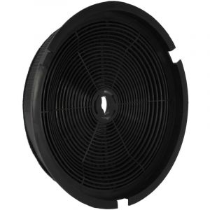 Filtre à charbon actif compatible avec Hotpoint Ariston ag 60 tx, ah 50 tx, 7HSL 6PWH, ae 60 gy, ae 80 gy, ae 90 gy hotte aspirante - 19 cm - Vhbw