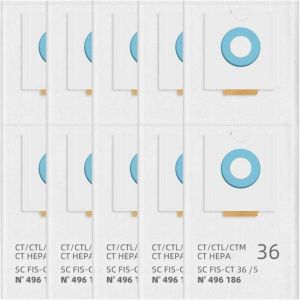 Sacs d'aspirateur 496186 pour Festool Selfclean CT 36 / CTM 36 E/CTL 36 E CLEANTEC série aspirateur mobile grande capacité sac filtrant extracteur de