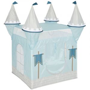 Tente Pop Up Enfant "Ch&acirc;teau Fort" 130cm Bleu