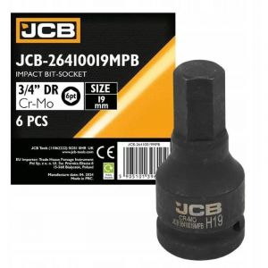 Douille d impact JCB 19 mm m&eacute;tallique 3 4 pouce