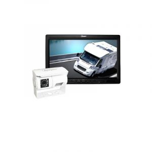 Beeper - Kit vidéo de recul double-vision avec caméra blanche - écran lcd 7pouces - RWEC200X-BL