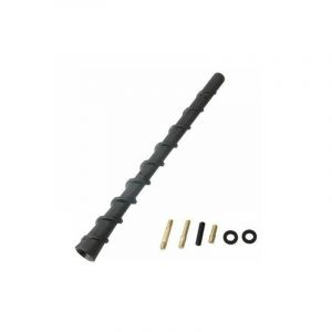 Basetbl - Antenne Toit Voiture Antenne Radio Universelle Remplacement Mât Fouet d'Antenne de Réception 18 cm avec M4, M5, M6 Adaptateur pour Camion
