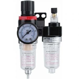 Régulateur de filtre 1/4 "régulateur de pression séparateur d'huile collecteur d'humidité compresseur d'eau huileur filtre à Air régulateur