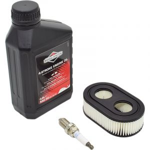 Kit d'entretien de filtre &agrave; huile et de bougie d'allumage pour tondeuse &agrave; gazon BRIGGS SAE30 550e