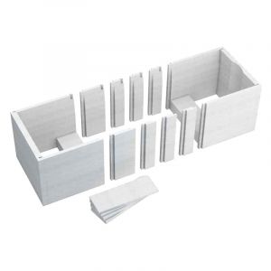 Habillage de baignoire blanc - oce - 140 x 75 x 55 - Blanc