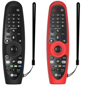 &Eacute;tui de Protection 2PCS pour LG AN-MR600/MR650/MR18BA/MR19BA/MR20GA Magic Remote Control,Manchon de T&eacute;l&eacute;commande en Silicone Antichoc Antid&eacute;rapant