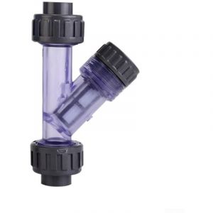 Filtre Tuyau pvc y Type63mm Filtre Maille Aquarium Irrigation cr&eacute;pine pvc Filtre Tubulaire &hellip; (63mm Diam&egrave;tre int&eacute;rieur)