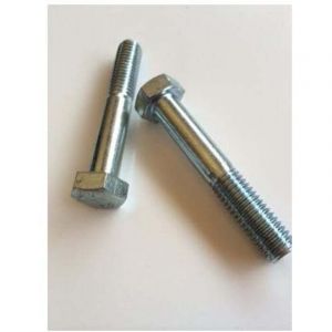 Corps de boulon filetage partiel T&ecirc;te hexagonale TH M12X70 Classe 8.8 Pas fin Pas de 125 Acier zingu&eacute;-20 pi&egrave;ces