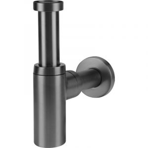 Tycner - Siphon d'évier en bouteille, laiton, graphite, 5/4'