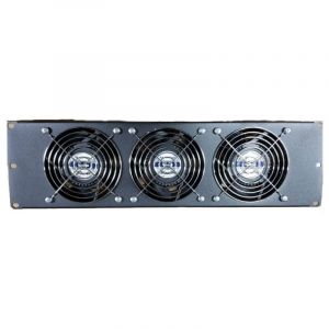 Panneau de Ventilation du Point 3 de l'Unité complète avec 3 ventilateurs Noir 20293N