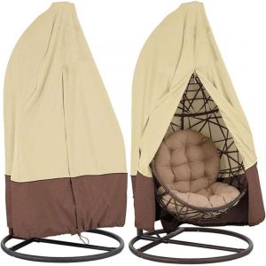 Housse de Fauteuil Suspendu Jardin Rotin Osier Fauteuil Suspendu Imperm&eacute;able Housse,Housse de Protection pour ufs Chaise,Housse Fauteuil &agrave; Bascule