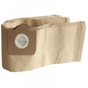 Lot de 5 sacs d'aspirateur pour Karcher 6.959-130.0 WD3 WD3P MV3 A2204 A2254 A2604 Sacs Filtrants en Papier de Rechange pour Aspirateur Wet & Dry,