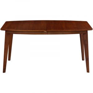Miliboo - Table &agrave; manger extensible scandinave noyer L150-200 cm leena