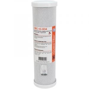 Cartouche CBC-10-934 Premium charbon actif 9''3/4 - 10 &micro;m - Crystal Filter&reg;